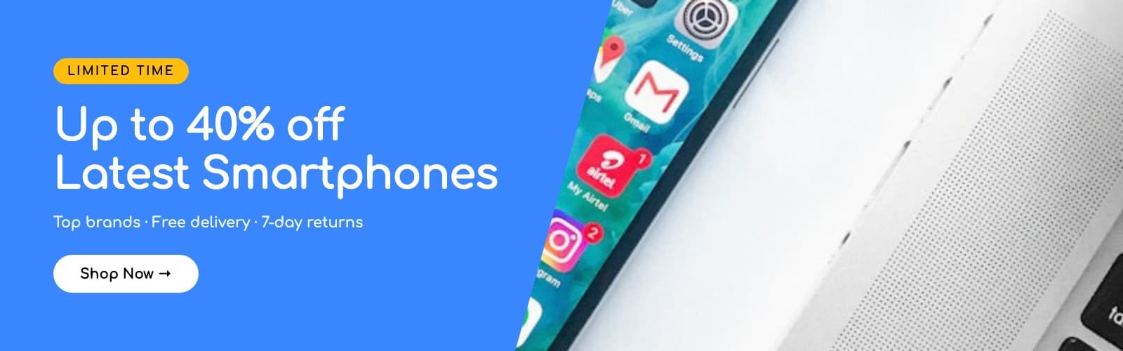 Up to 40% off on the latest smartphones